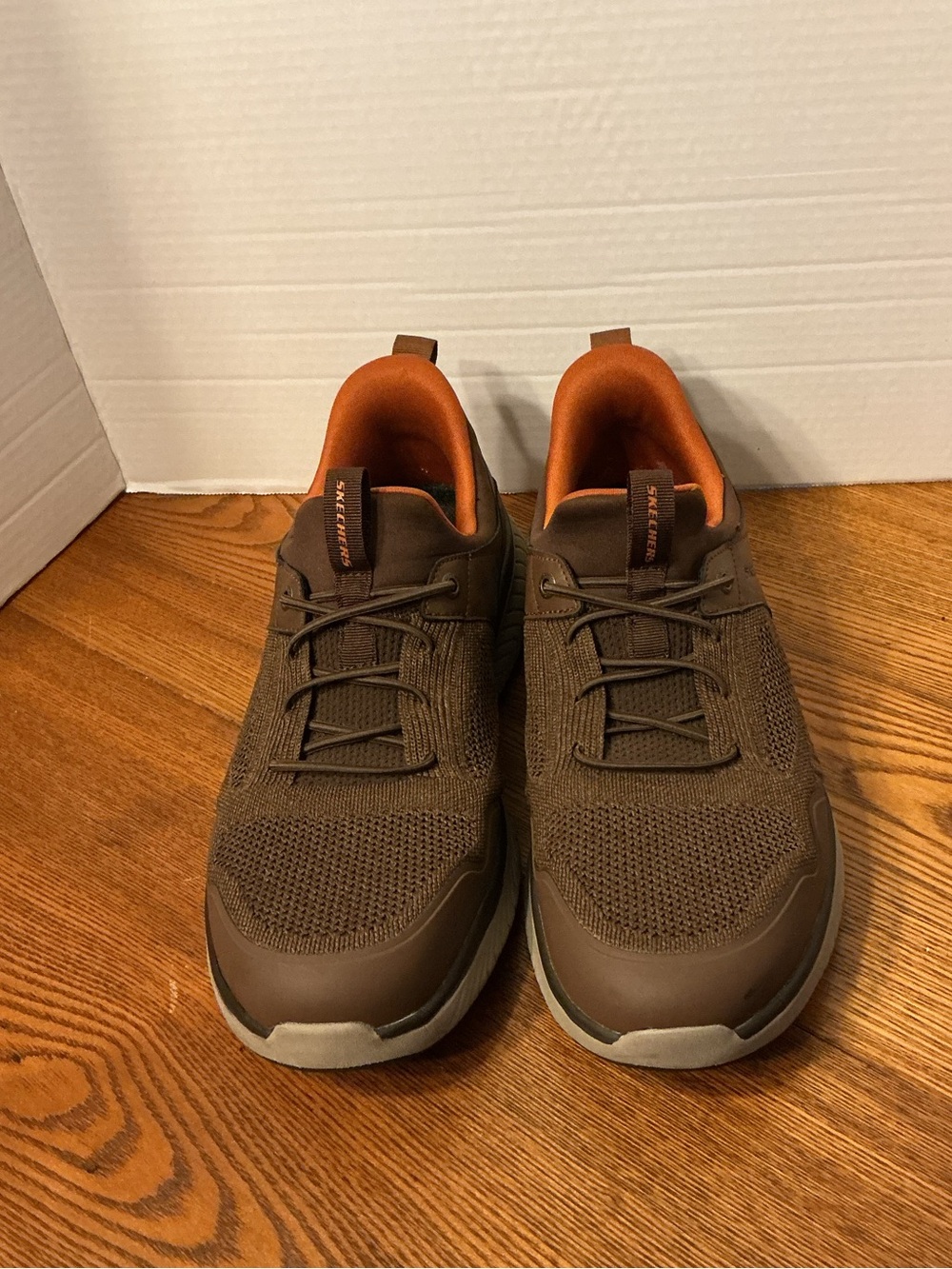 Skechers Men's Slip-Ins Air Cooled Arch Fit Extra Wide Brown  Crosser - Emeric.